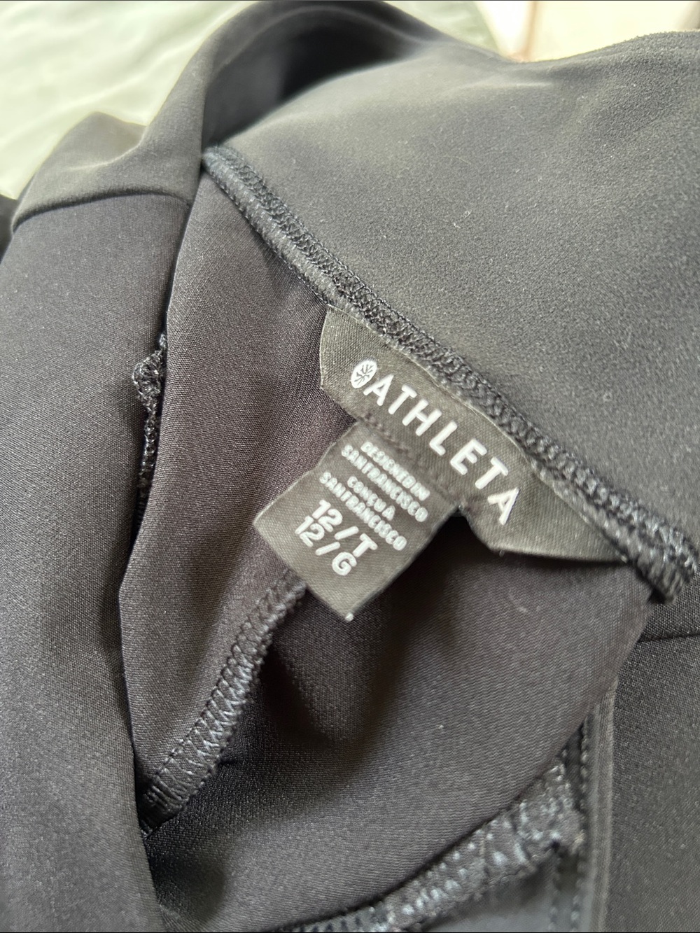 Athlete black dress slacks size 12 with pockets nwot euc